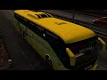 ets2 dhaka to rajshahi national travels scania k410