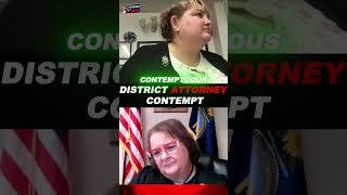 DISTRICT ATTORNEY HELD IN CONTEMPT??? Did the District Attorney Cross The Line With Judge Webster?