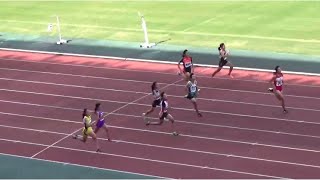 2019山口県中学秋季体育大会 1年女子100m決勝