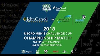 2018 NSCRO Men's Challenge Cup Championship Match