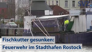 Fischkutter Stadthafen Rostock gesunken