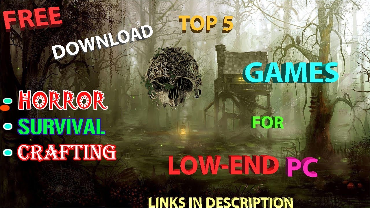 TOP 5 BEST HORROR SURVIVAL CRAFTING GAMES FOR LOW-END PC | SMALL SIZE ...