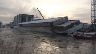 Foxhol -  Launch of the MS Amadeus Brilliant at shipyard De Hoop