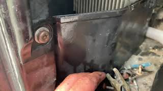 Sleeper heater core replacement on 2006 freightliner century