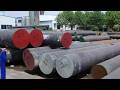 How Large Steel Round Bar & Aluminum Wheels Are Made. The Most Satisfying Production Processes