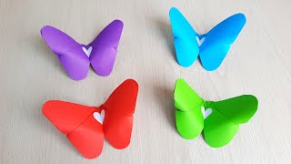 Origami Mariposa 🦋 Mariposa de Papel - Fácil y Rápido - Manualidades - Papiroflexia - DIY