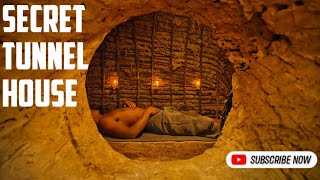 How to Build The Secret Tunnel Underground House On Land by Ancient Skills(4k_HD) @JungleSurvival