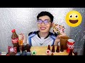 เยลลี่เคียวโฮ รสโคล่า ขวดโค้กกินได้ แย่งกินในtv mukbang edible coke bottle coke cola cinema ขันติ