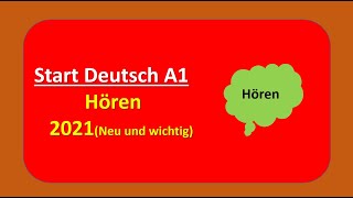 Hören A1 || Start Deutsch A1 Hören modelltest mit Lösung am Ende ||  Vid - 36