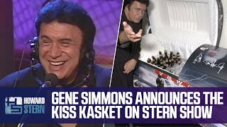 Gene Simmons Unveils the KISS Coffin