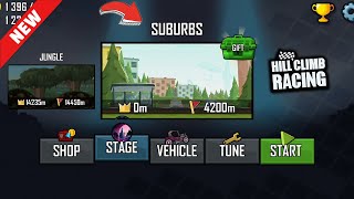 Hill Climb Racing - New Map SUBURBS - 1.51.0 Update