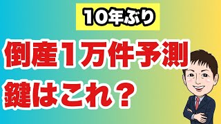 【警告】1万件倒産ラッシュ必至！ゼロゼロ融資返済\u0026倒産回避のための重要対策