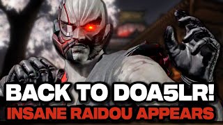 Back To DOA5LR! Crazy Raidou Jumps In My Lobby!