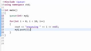 Data Structures Using C++: STL Queue Class