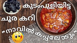 കുടംപുളിയിട്ട നല്ല നാടൻ ചൂര കറി /kerala style choora curry malayalam /Tuna fish curry/Aswathy Arun