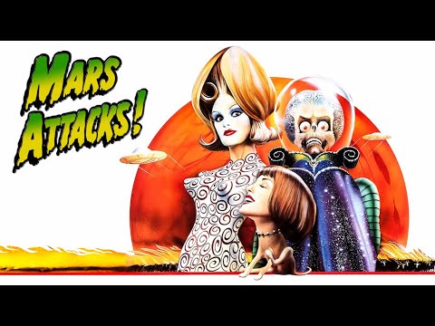 Mars Attacks 1996 Tim Burton Theatrical Trailer Youtube