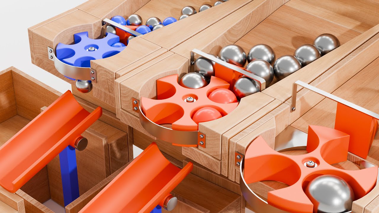 Ball Sorting Machine Blender Simulation Youtube