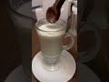 Hot Milk With Stirring Chocolate Spoon, Satisfying #asmr #viral