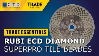 Rubi ECD 2-in-1 Superpro Tile Cutting and Grinding Diamond Blade