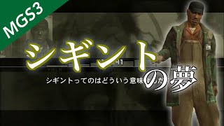 【MGS3】シギントの名前の由来、将来の夢【愛国者】