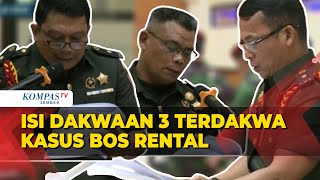 [FULL] Isi Surat Dakwaan Tiga Terdakwa Kasus Penembakan Bos Rental Mobil di Sidang Perdana