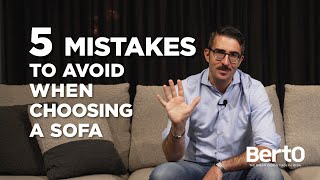 5 Mistakes to Avoid When Choosing a Sofa | Tips from Our Interior Designer