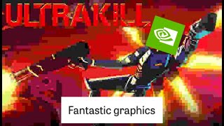 GeForce NOW mfs playing ultrakill on a good day