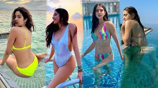 Janhvi Kapoor vs Sara Ali Khan, who gonna win the Hottest Bikini Babe Battle?