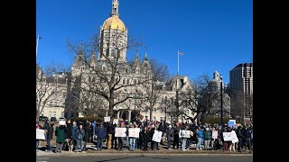 Protest against Trump, Project 2025 held in Hartford