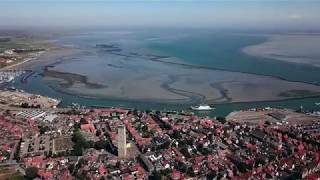 Terschelling van boven | 4K | Brandaris | West Terschelling |