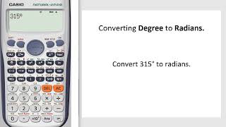 [CalcYou] Converting Degree to radian