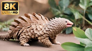 Pangolin animal |  cutest pangolin rolls in mud