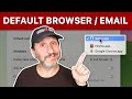 How To Set the Default Browser and Email App On Your Mac