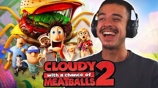 FIRST TIME WATCHING *Cloudy with a Chance of Meatballs 2*