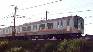 E129系B12編成　信越本線下り普通431M　長岡→新潟