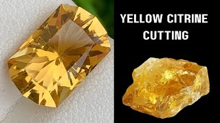 Turning Citrine Gemstone into Dazzling Crystals