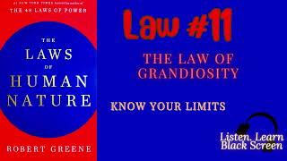 ( Law #11 ) The Laws of Human Nature by Robert Greene Full Audiobook Paraphrased Black Screen