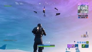 Destrua uma tormenta X4 em pleno voo SOLO Fortnite