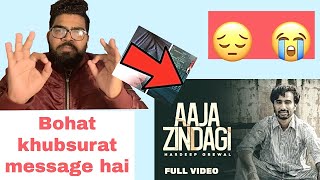 FIRST TIME LISTENING‼️  Aaja Zindagi : Hardeep Grewal (Official Video) | Yeah Proof | Reaction