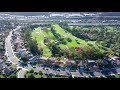 Drone views of Golf Course living in Mission Viejo, CA.