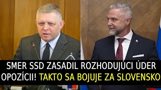 Smer SSD zasadil rozhodujúci úder opozícii! Takto sa bojuje za Slovensko