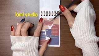 ミニノートコラージュ 02-10/ 作業音 / ASMR / 紙の音 / 音声なし / 音楽なし / 字幕なし