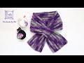 Crochet Easy Bow Scarf For Beginners