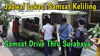Jadwal Samsat Keliling dan Samsat Drive Thru Surabaya Timur