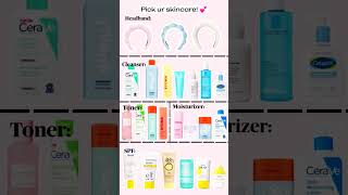 Pick ur skincareeeeee !!!!!!#preppyyyy ✨️