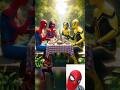 Marvel and DC heroes are having lunch with wife,friends,and friends' wives #avengers #shorts #marvel