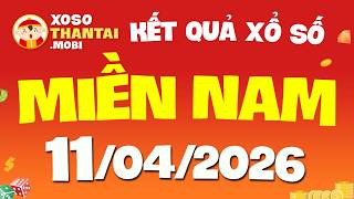Xổ số Miền Nam hôm nay ngày 11 tháng 4 - XSMN - SXMN - KQXSMN 11/4/2026 - XSMN thứ 7