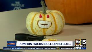 Pumpkin-carving hacks...do they work?