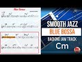 blue bossa timeless latin jazz backing track in c minor 105 bpm