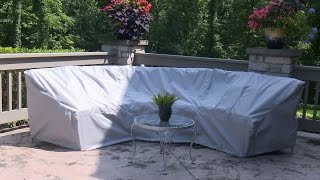 How to Make a Cover for a Curved Patio Set - Sewing Outdoor Furniture Covers